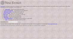 Desktop Screenshot of ninestones.com