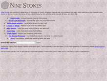 Tablet Screenshot of ninestones.com